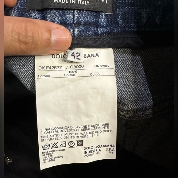 DOLCE & GABBANA denim flower skirt - Picture 11 of 16